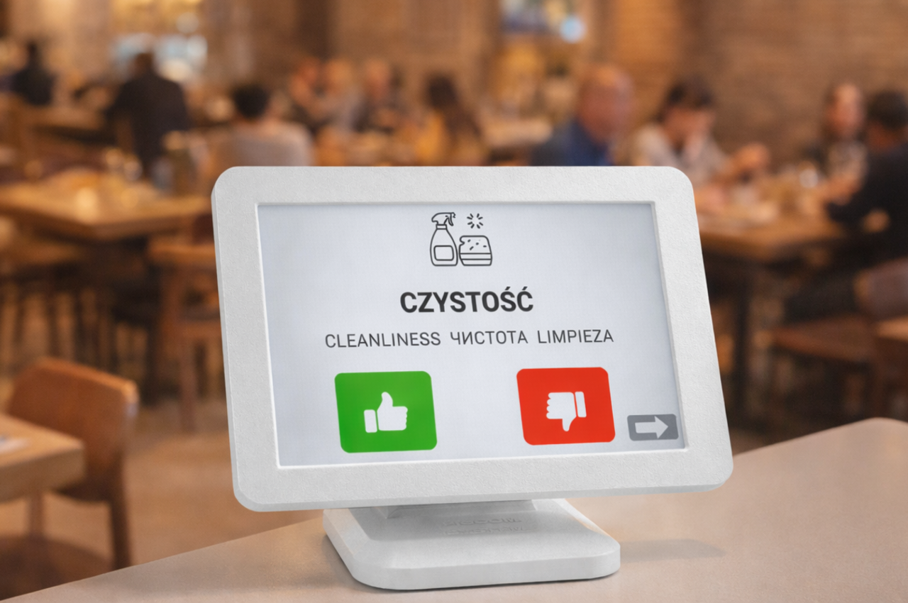 Panel interaktywnego czystości w